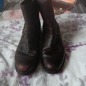 Clarks Dark Brown Ankle Boots